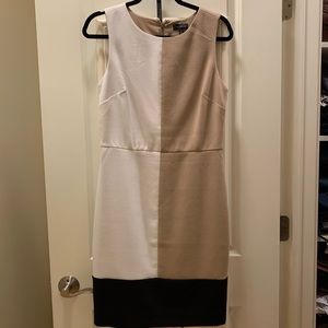 The Limited short sleeve colorblock dress